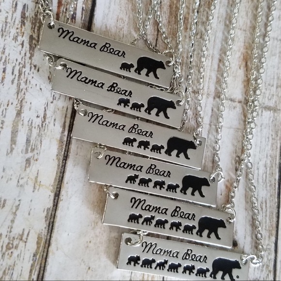 MAMA BEAR & cub necklace 4 choices - Picture 4 of 8